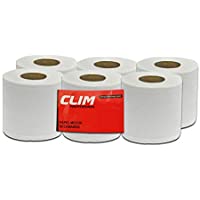 Los mejores  - Clim Profesional. Pack de 6 rollos de papel secamanos tipo mecha 2 capas Clim Profesional®. Rollos de papel secamanos de…